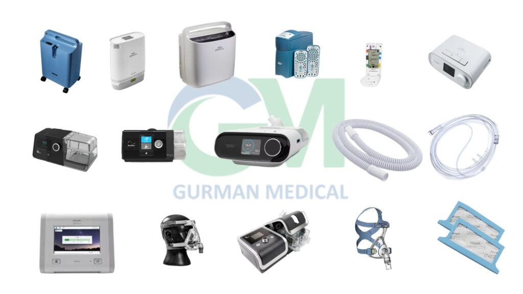 Diverse Medical Equipment for Sleep and Respiratory Care Products